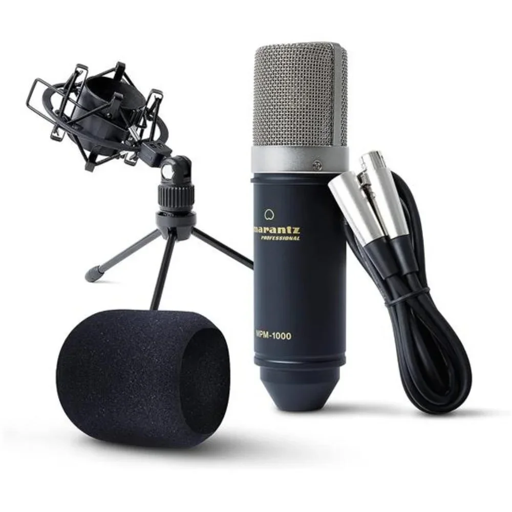 Professional MPM-1000 - Studio Recording XLR Condenser Microphone with Stand